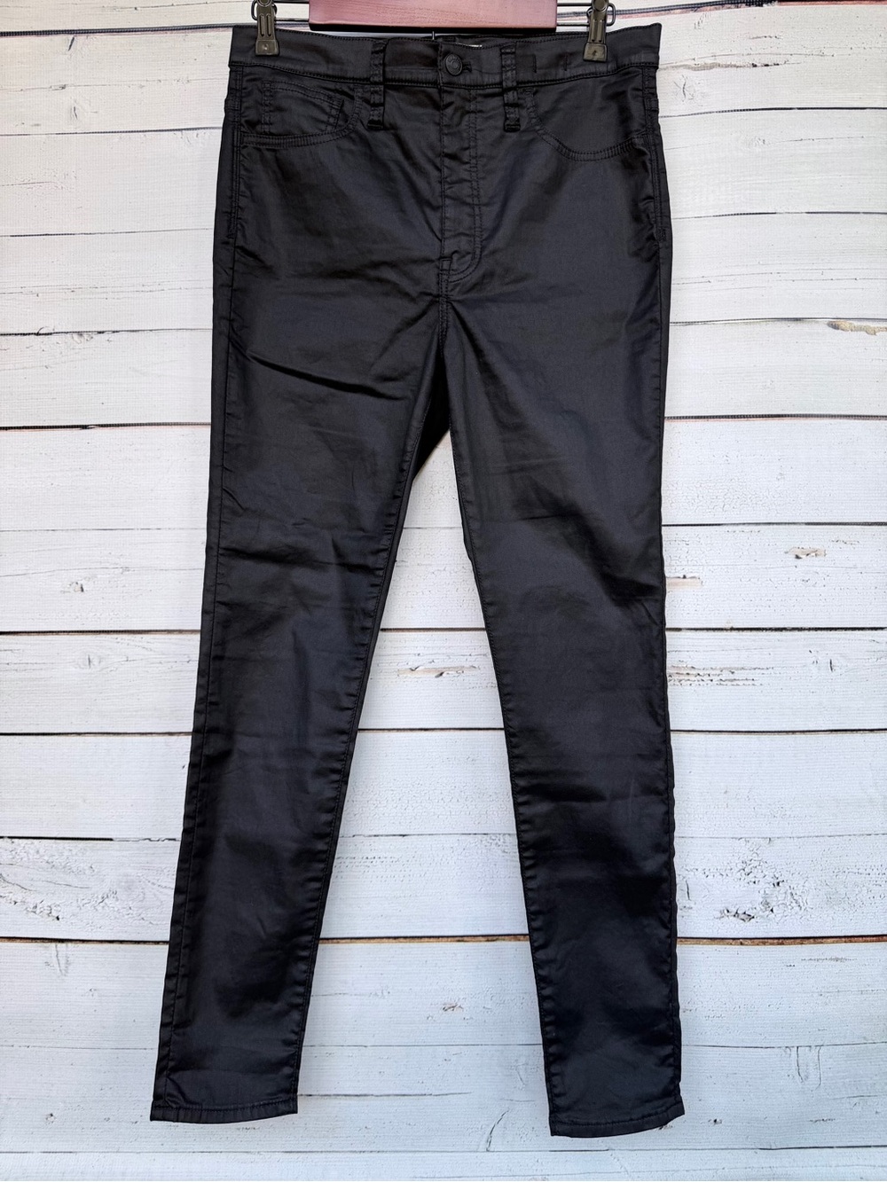 Madewell High Rise Coated Edition Skinny Jeans Size 30
